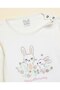 Girls Ivory Embroidered Clothing Set - 4
