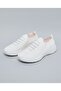 Women Ivory Knitted Lace Up Casual Shoes - 4