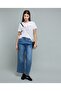Embellished T-Shirt with Crew Neck and Short Sleeves - 2