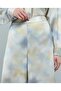 Patterned Wide Leg Pants with Elastic Waist - 6
