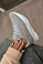 Women's Memory Foam Orthopedic Gray Casual Sneaker - 5