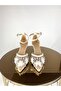 Transparent Stone-Pearl 7 cm Heel Wedding-Wedding-Bridal Shoes 01972 - 3