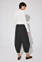 Gabardine Balloon Pants with Elastic Waist - 5