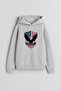 American Flag Printed Gray Hooded Sweatshirt Hoodie