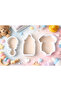 Baby Themed Cookie Mold Set |   Baby Bottle – Jumpsuit – Pacifier Shaped |   8–10 cm Plastic Mold