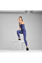 Womens CLOUDSPUN Soft Mesh High-Waisted 7/8 Tights - Blue - 3