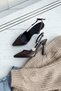 Verso Brown Side Buckle (9 cm Heel Length) Pointed Toe Heeled Shoes - 4