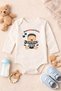 Baby Bodysuit with Text Black and White Baby Printed 100% Cotton Bodysuit (Newborn & Baby) - 3