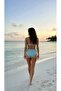 Bonie Padded Strapless High Waist Bikini Set - 3
