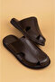 100% Genuine Leather Comfortable Lightweight Stylish Men's Slippers (Buy 1 Size Larger) - 2