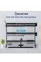 3 Layer Over The Sink Dish Drying Rack Organizer Black - 4