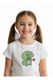 Figure Printed Soft Textured Short Sleeve T-Shirt for Girls/Boys