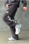 Winter-Serline Premium Fully Embroidered Adjustable Leg Baggy Tracksuit - 5