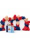 100-Piece Balloon Chain Set – Red Midnight Blue Cream Balloon |   Boy's Birthday, Baby Shower - 4