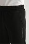 Black Luxe Winter Jogger Men's Tracksuit Bottom Standard Fit with Elastic Cuffs - 6