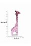 Giraffe Plush Toy Playmate Pillow 100 cm Pink - 2