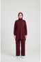 Shoulder Stone Oysho Fabric Double Set 0240-01 Claret Red - 4