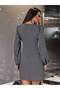 Women's Pearl Detailed Stylish Scuba Dress - 3