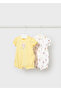 Newborn Baby Girl 2-Piece Short Romper Set