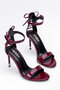Burgundy Women's High Heels Women's Shoes Classic Thin Heels Elegant Stylish Evening Shoes