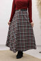 Plaid Skirt Tsd260102 Red - 2