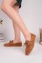Women's Taba Calf Suede Bead Detailed Loafer Daily Use Shoes