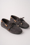 Women's Smokeed Calf Suede Bead Detailed Loafer Daily Use Shoes - 4