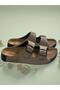 Double Buckle Women's Comfortable Sole Home Garden Pool Beach Slippers - 5
