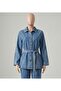 Belted Double Denim Suit - 8