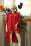 Camasa larga Boho red - 5