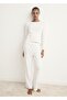 Perforated Cotton Two-Piece Pajamas - 2