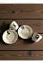 Decorative Mustafa Kemal Atatürk Printed Porcelain Turkish Coffee Cup Set for 2 People - 3