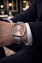 Steel Cord Men's Wristwatch with Calendar