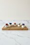 6-Piece Decorative Mini Set with Flowers - 6-Piece Mini Vase Object Figurine, Table Decoration, Bathroom Accessories - 4