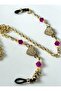 Valentine's Day Themed Eyeglass Chain – with Hearts & Crystals - 3