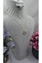Zircon Stone Thin Moon Star Steel Necklace Gold Color Does Not Tarnish -45Cm - 3