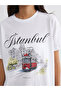 Esvab • Modern & Distinctive Istanbul Printed 100% Cotton Women's T-Shirt - 3