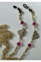 Valentine's Day Themed Eyeglass Chain – with Hearts & Crystals - 4