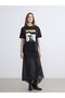 Esvab • Modern & Distinctive Zero Roba Collar Printed Loose Fit Women's T-Shirt - 2