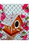 2-Pack Decorative Bird Nest, Wooden Birdhouse for Garden Balconies, 16×16×16 cm - 3