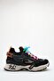 Women's Sports High-Top Sneakers with Laces - 3