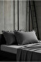 2 Pieces 100% Cotton Ruffle Pillowcase 50X70 cm Modern with Hidden Zipper - 2