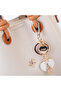 Nasbag Cream Tan Women's Charmlı Mini Handbag and Crossbody Bag - 4