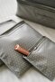 6-Piece Suitcase Organizer Suitcase Organizer Set Travel Bag Gray Polka Dot - 6