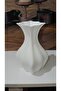 Curvebloom Striped Decorative Bioplastic Vase – Elegant and Stylish Design (Flowers Not Included) - 2