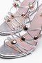 Silver Heeled Shoes High Heels Women's High Heel Evening Dress Thin Heel - 5
