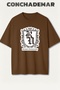 Brown University Printed Premium Oversize Cotton T-Shirt