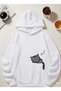 Unisex Men'S/Women's Colorful Cepkedi̇ Custom Printed Cotton Oversize Hooded Sweatshirt