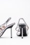 Silver Heeled Shoes High Heels Women's High Heel Evening Dress Thin Heel - 6