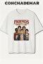 Stranger Things Friends Dont Lie Printed Premium Oversize Cotton T-Shirt